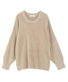 Green Parks シャギークルーネックニットプルオーバー