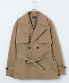 WEGO 【ユニセックス着用ITEM】ショートトレンチジャケット
