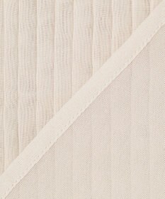 23区 S 【GOLD LABEL】コットンオーガンジー ピンタックリボン ペプラムブラウス