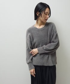 Green Parks シャギークルーネックニットプルオーバー