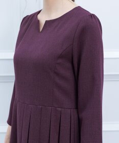 Tiaclasse 【洗える】プリーツワンピース