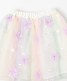ANY KIDS 立体フラワー チュール スカート