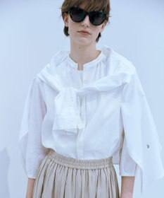 J.PRESS LADIES L 【洗える】スムースジャージー ノースリーブ カットソー