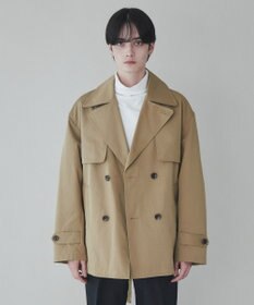 WEGO 【ユニセックス着用ITEM】ショートトレンチジャケット