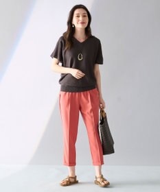 ANY 【UVケア/接触冷感/ウエストゴム】イージーケア美脚パンツⅡ