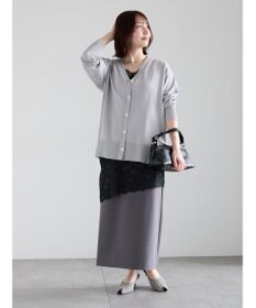 Te chichi 【雑誌掲載アイテム】2WAYカシュクールVネックカーディガン《2026 spring catalog item》