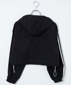 WEGO シアーナイロンラインショートパーカー