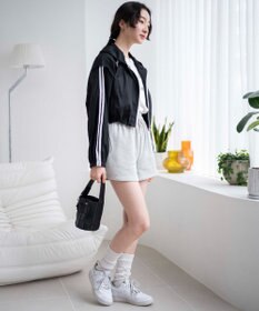 WEGO シアーナイロンラインショートパーカー