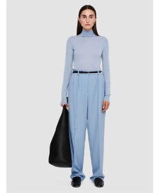 JOSEPH テーラリングクレープ　ワイドテーパードトラウザーズ