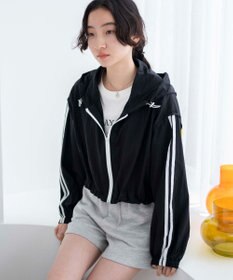 WEGO シアーナイロンラインショートパーカー