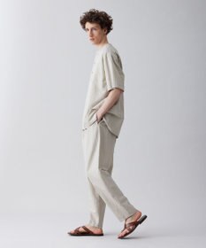 UNFILO MENS ライトリネン ワイドパンツ [23年春夏商品]