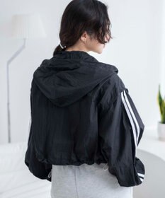 WEGO シアーナイロンラインショートパーカー