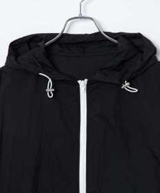 WEGO シアーナイロンラインショートパーカー