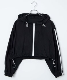 WEGO シアーナイロンラインショートパーカー