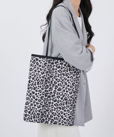 LeSportsac VERTICAL CITY TOTE/アップタウンレオパード/ブラック