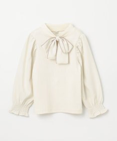 ANY KIDS リボン ボウタイ付き カットソー