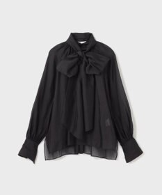 GRACE CONTINENTAL シアーボウタイブラウス