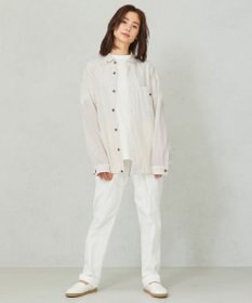 JOSEPH ABBOUD MOUNTAIN 【SPACE／UNISEX】オーガニックコットンリネンドライサッカー シャツ