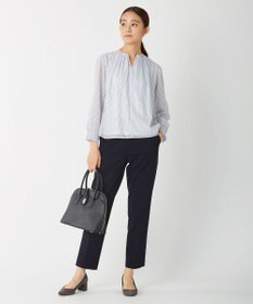 J.PRESS LADIES 【制菌加工・UVカット】アルファクロスジャージー パンツ