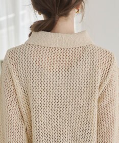 WEGO 【ANGIE VINTAGE】MIXメッシュポロニット