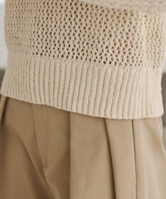 WEGO 【ANGIE VINTAGE】MIXメッシュポロニット