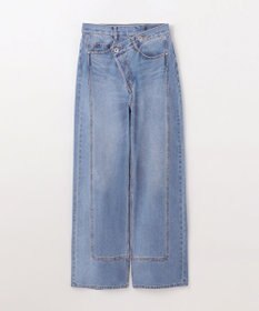 GRACE CONTINENTAL ラップデニムパンツ