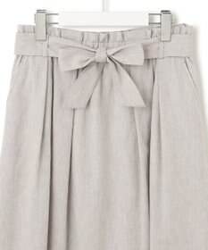 23区 L 【SLOW/洗える】リネンコットン スカート