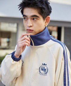 WEGO フェイクスウェードライントラックジャケット