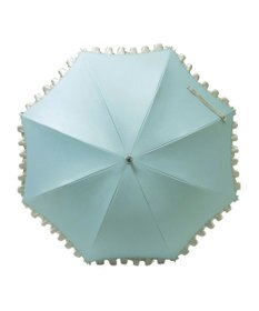 MOONBAT 【一級遮光/晴雨兼用】LANVIN en Bleu (ランバン オン ブルー) 長傘 日傘 シャイニーフリル 遮光 遮熱 UV