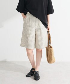 Green Parks ・ELENCARE DUE ストライプショートパンツ