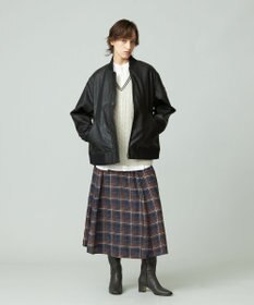 J.PRESS YORK STREET 【UNISEX】エコレザーMA-1