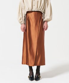 GRACE CONTINENTAL コーティングラップスカート