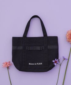 Maison de FLEUR マルチポケット帆布トートSバッグ