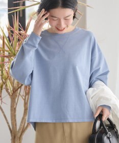 AMERICAN HOLIC ピグメント加工裏毛ルーズプルオーバー