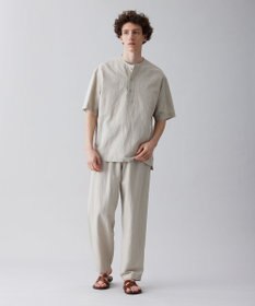 UNFILO MENS ライトリネン ワイドパンツ [23年春夏商品]