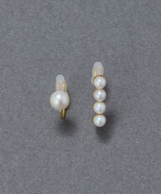 Phoebe 【金属アレルギー対応】2setラインパールイヤーカフ　ゴールド/ニッケルフリー