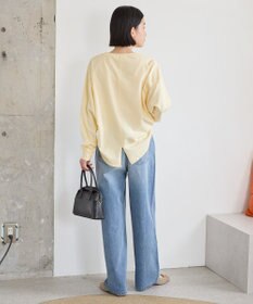 AMERICAN HOLIC ピグメント加工裏毛ルーズプルオーバー