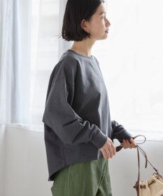 AMERICAN HOLIC ピグメント加工裏毛ルーズプルオーバー