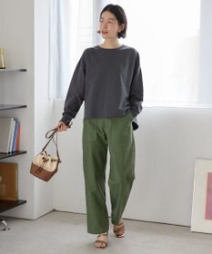 AMERICAN HOLIC ピグメント加工裏毛ルーズプルオーバー