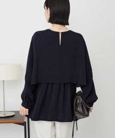 AMERICAN HOLIC 【イージーケア】Ｗクロスティアードブラウス