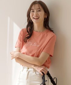 ANY SIS L 【洗える】ベーシックロゴ刺繍 Tシャツ