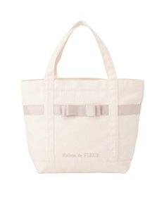 Maison de FLEUR マルチポケット帆布トートSバッグ