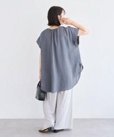 Green Parks ドロストネックフレンチスリーブブラウス