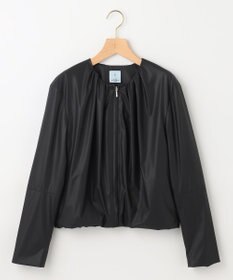 組曲 レザーライクライト ブルゾン