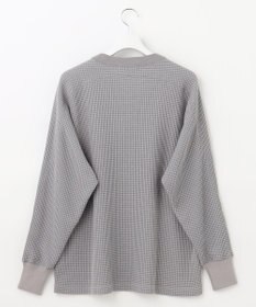 UNFILO MENS イージーケア ワッフル クルーネック [23年春夏商品]