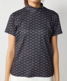 FILA GOLF／marie claire 【Marie claire sports】ロゴ柄モックネックシャツ