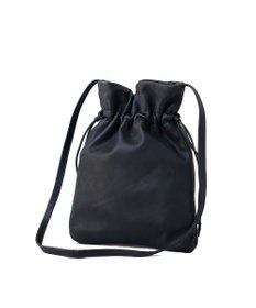 FOLNA RD ソフトレザー巾着ショルダーバッグ