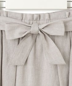 23区 L 【SLOW/洗える】リネンコットン スカート