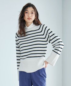 ANY 【6色展開】ラムウールラグランスリーブニット