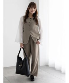 Te chichi スクエアネックジレ【AOYAMA FASHION ASSOCIATION × Te chichi】